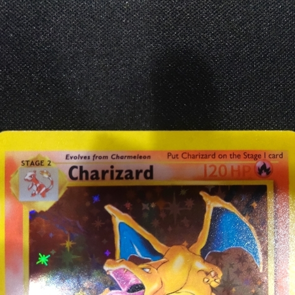 Charizard base set 1st edition 10\10 "REPRINTED" - Picture 3 of 5